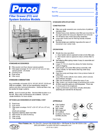 Spec Sheet
