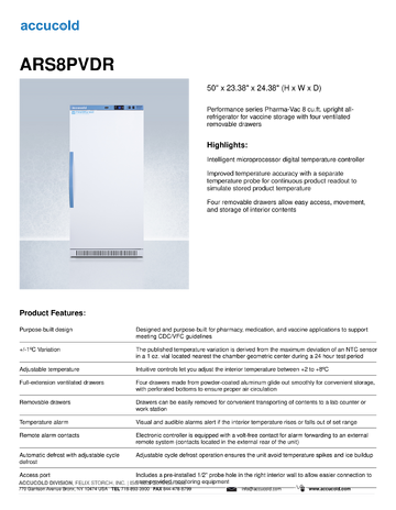 Spec Sheet