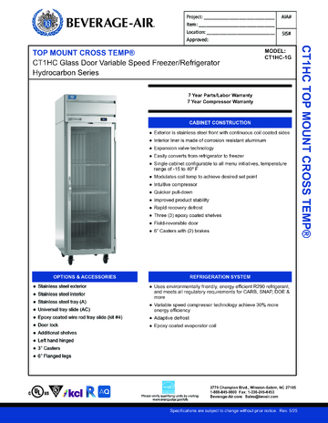 Spec Sheet