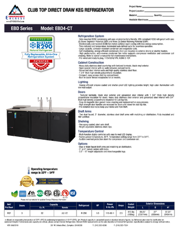 Spec Sheet