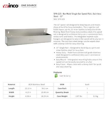 Spec Sheet