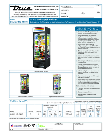 Spec Sheet