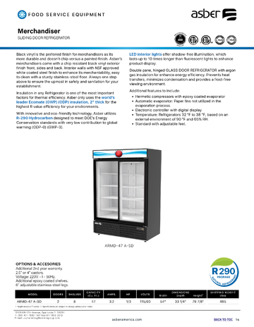Spec Sheet