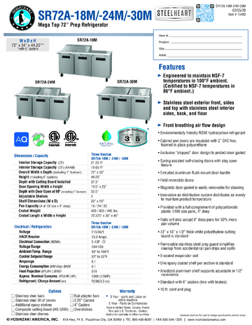 Spec Sheet