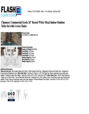 Spec Sheet