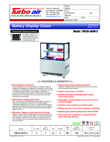 Spec Sheet