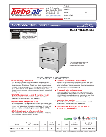 Spec Sheet