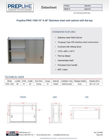 Spec Sheet