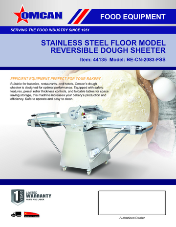Spec Sheet