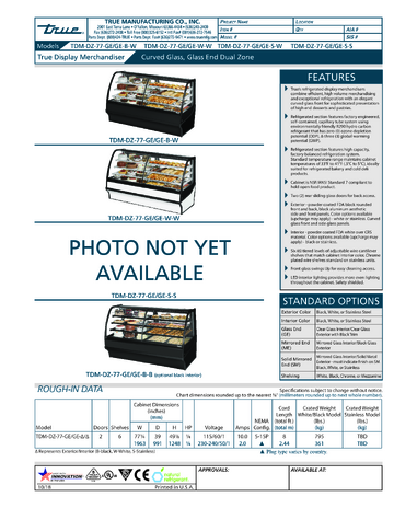 Spec Sheet