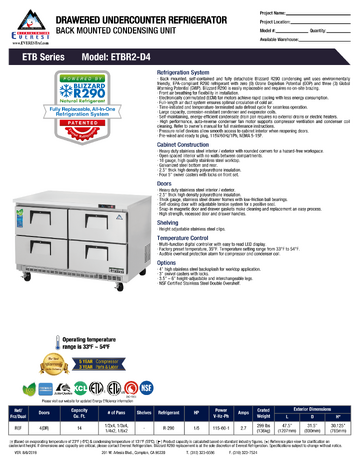 Spec Sheet