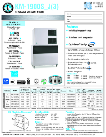 Spec Sheet