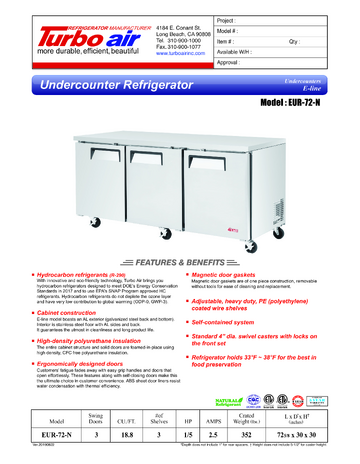 Spec Sheet