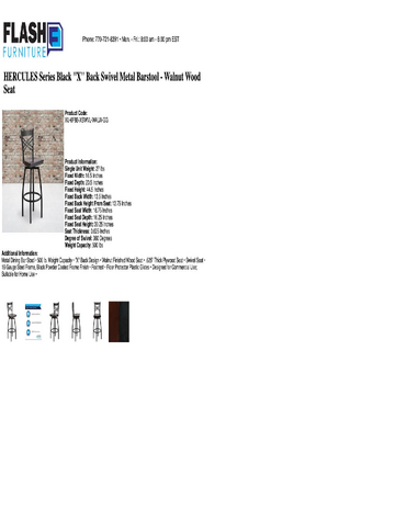 Spec Sheet