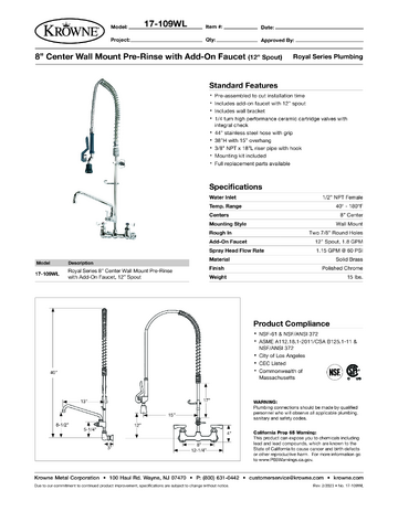 Spec Sheet