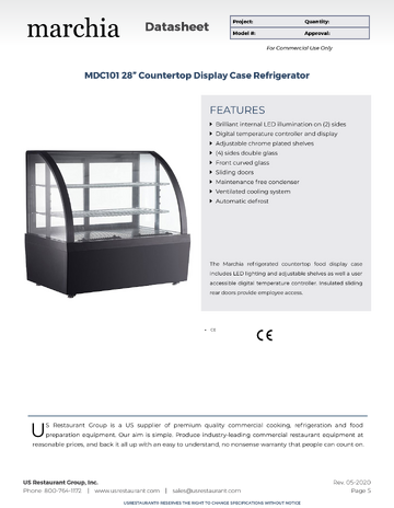 Spec Sheet