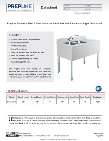 Spec Sheet