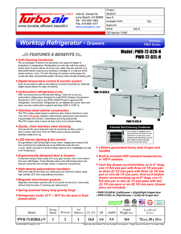 Spec Sheet