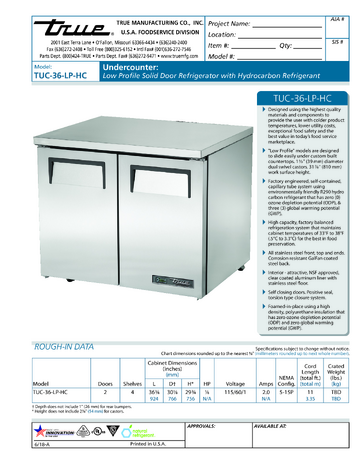 Spec Sheet