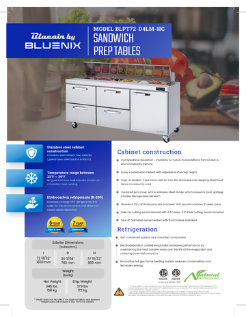 Spec Sheet