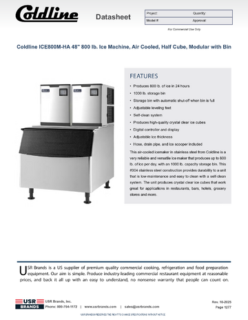 Spec Sheet