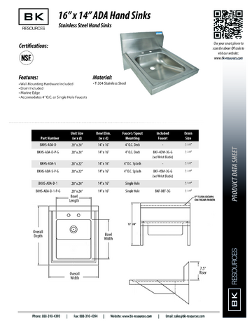 Spec Sheet
