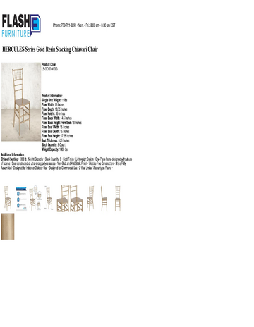 Spec Sheet