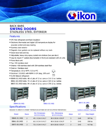 Spec Sheet