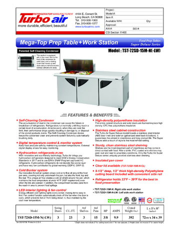 Spec Sheet