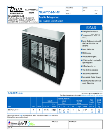 Spec Sheet