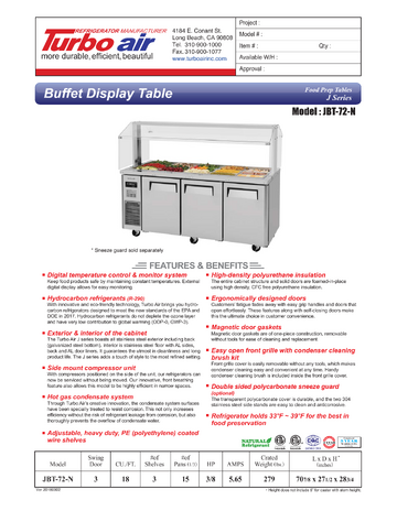 Spec Sheet
