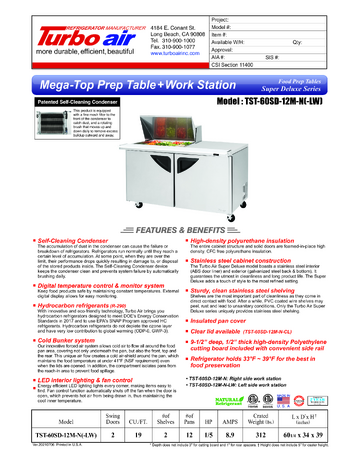 Spec Sheet