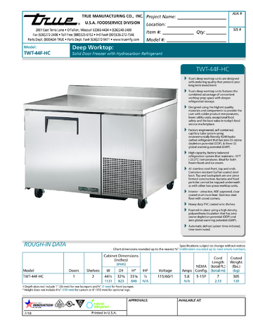 Spec Sheet