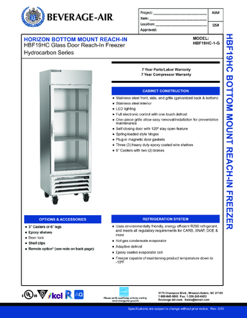 Spec Sheet