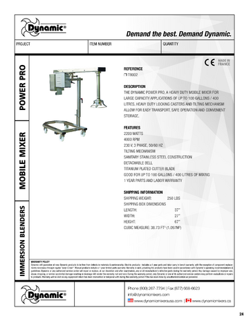 Spec Sheet