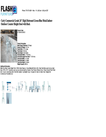 Spec Sheet