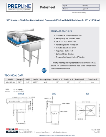 Spec Sheet