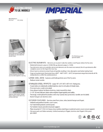 Spec Sheet