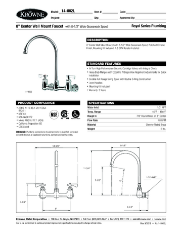 Spec Sheet