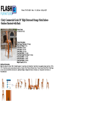 Spec Sheet