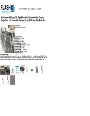 Spec Sheet