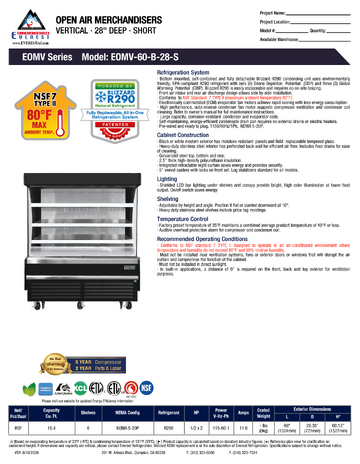 Spec Sheet