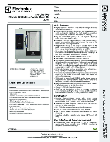 Spec Sheet