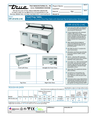 Spec Sheet