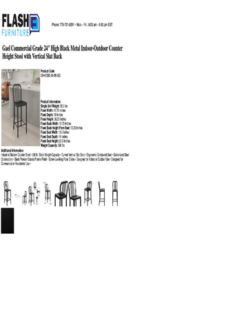 Spec Sheet