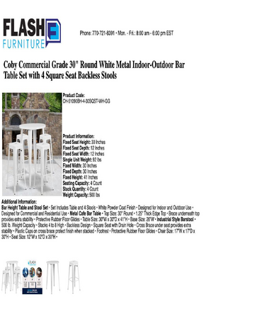 Spec Sheet
