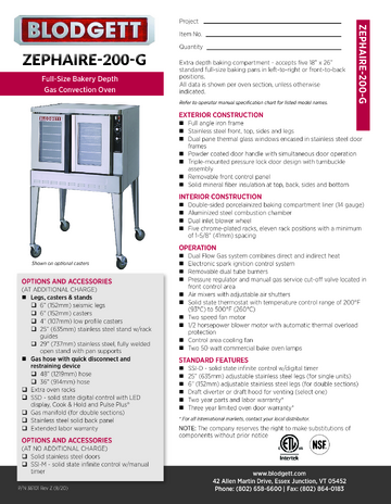 Spec Sheet