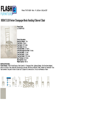 Spec Sheet
