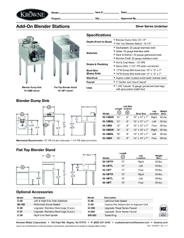 Spec Sheet