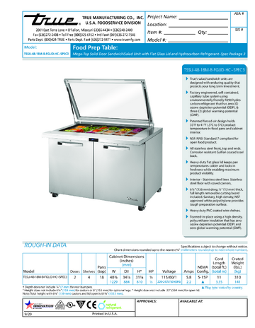 Spec Sheet